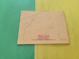 Faxanadu Nintendo NES Instruction Booklet Manual Only