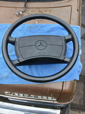 40 cm Lederlenkrad SRS Mercedes-Benz W126 190 W201 W124 SL R107