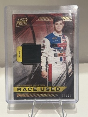 2023 Panini Prime - Race-Used Tires Harrison Burton #RU-HBU Holo Gold /25 (MEM)
