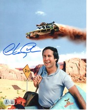 Chevy Chase signed 8x10 Photo Clark Griswold National Lampoon's Vacation BAS