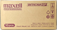NIB 10 LOT Maxell B-60ML BQXA Betacam SP Video Cassette Tape for UVW PVW BVW DVW