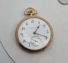 Antique Hamilton Gold Filled Pocket Watch Circa 1916 Open Face Model #330393