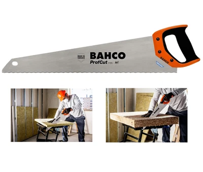 Bahco 22in 550mm Insulation Polystyrene Styrofoam Hand Saw Waved Tooth, PC22INS