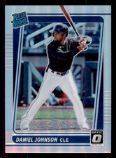 2021 Donruss Optic #96 Daniel Johnson Holo Cleveland Indians