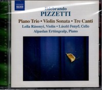 Pizzetti: Klaviertrio, Violinsonate, Drei GesäNge / RáSonyi - CD