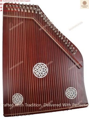 Schwarmandal für Meditation mit Tragebox 36 Saiten Surmandal Stimmschlüssel