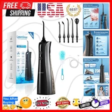 Water Dental Flosser - 5 Modes Cordless Portable Oral Irrigator, Waterproof, ...