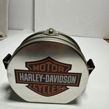 Vintage 1999 Harley Davidson Metal Tin Shoulder Bag Purse Collectible