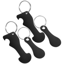 4 Pcs Metal Cart Token Shopping Trolley Keychain Novelty Keychains Release