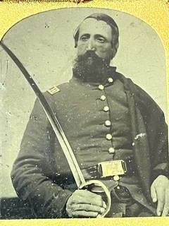 U.S. Civil War Soldier with Saber Tintype
