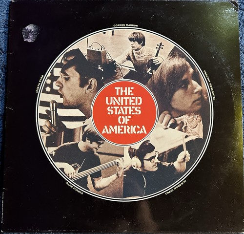 The United States Of America LP Edsel UK 1987 ED-233 N/M Vinyl Psychedelic Rock