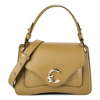 Coccinelle C-Me Schultertasche Leder 23,5Cm #COC-E1SSL180201 (Seagrass)