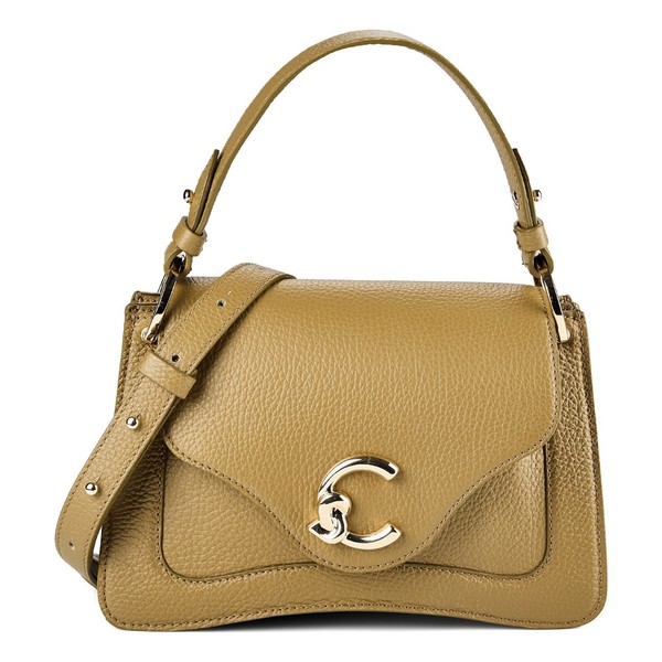 Coccinelle C-Me Schultertasche Leder 23,5Cm #COC-E1SSL180201 (Seagrass)-image
