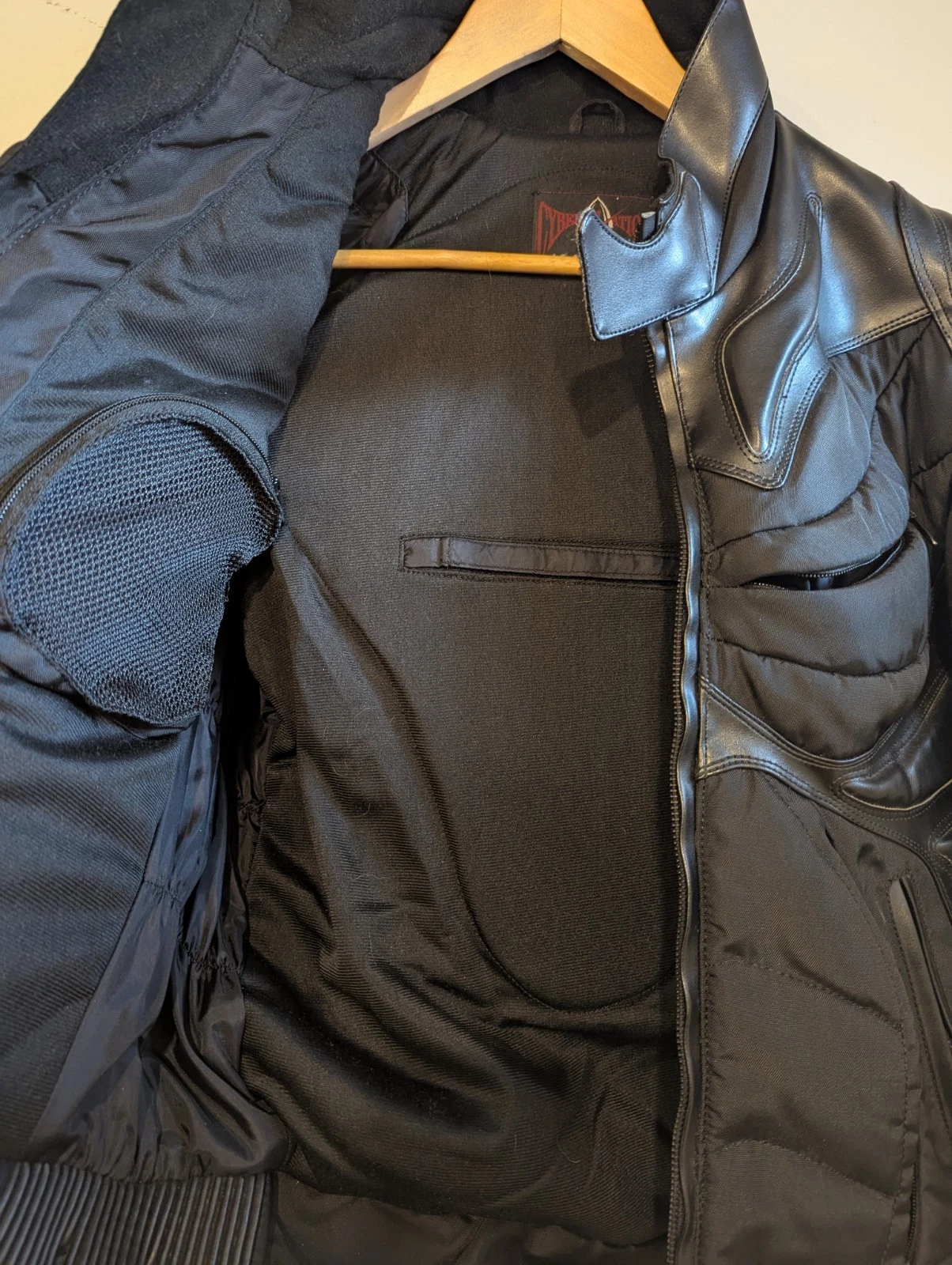 Kadoya Cybernation Vintage 2000s Motorcycle Leather Jacket - product detail image 5