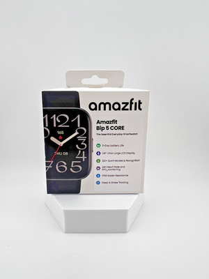 Amazfit Bip 5 Core Essential Everyday Smartwatch Black - New In Box!
