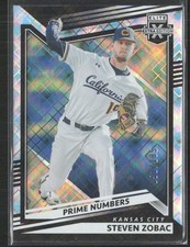 2022 Panini Elite Extra Edition #115 Steven Zobac Prime Numbers A #/185 Royals