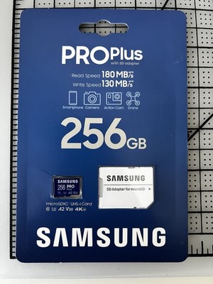 Samsung PRO Plus microSD Memory Card 256GB (256 GB MicroSDXC)