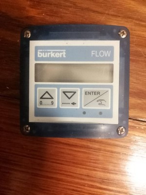 Burkert 8025 Digital Flow Transmitter Operation Panel 12-36v