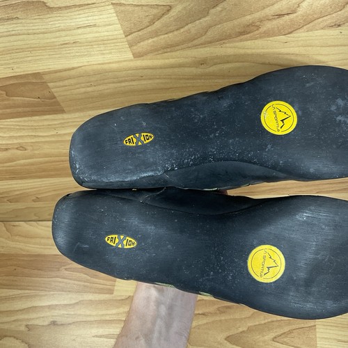 La Sportiva Tarantulace Herren Kletterschuhe Größe 13 Kiwigrün Grau Schwarz - Bild 9 von 12
