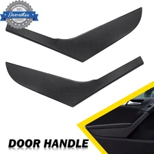 2X Car Interior LH/RH Door Pull Handle Trim Cover For VW Golf GTI MK6 2009-2013