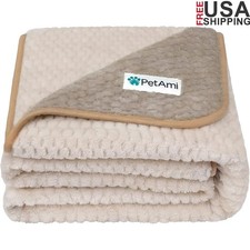 Waterproof Leakproof Pet Blanket Soft Cozy Reversible Dog Cat Throw Couch Cover