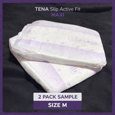 TENA Slip Active Fit Medium Nappy/Diaper 2 Pack Sample Maxi 