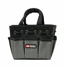 McGuire Nicholas 2301158 8-Pocket Gray/Black Polyester Tool Bag 4 W x 6 H in.