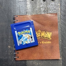 Pokemon Blue Version Nintendo Game Boy, 1998 