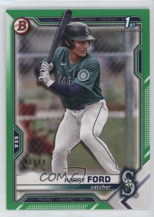 2021 Bowman Draft Green 98/99 Harry Ford #BD-1 0p10