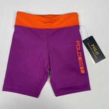 Polo Ralph Lauren Biker Shorts Purple Girls Size 4/4T