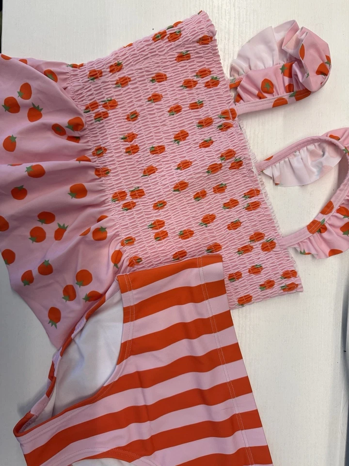 Two-Piece Smocked Mixie Swimsuit Hanna Andersson Size 10 / 140cm - Image 2 of 4