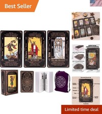 Tarot Cards, 78-Card Deck, Tarot for Beginners  Experts with Guide Boo