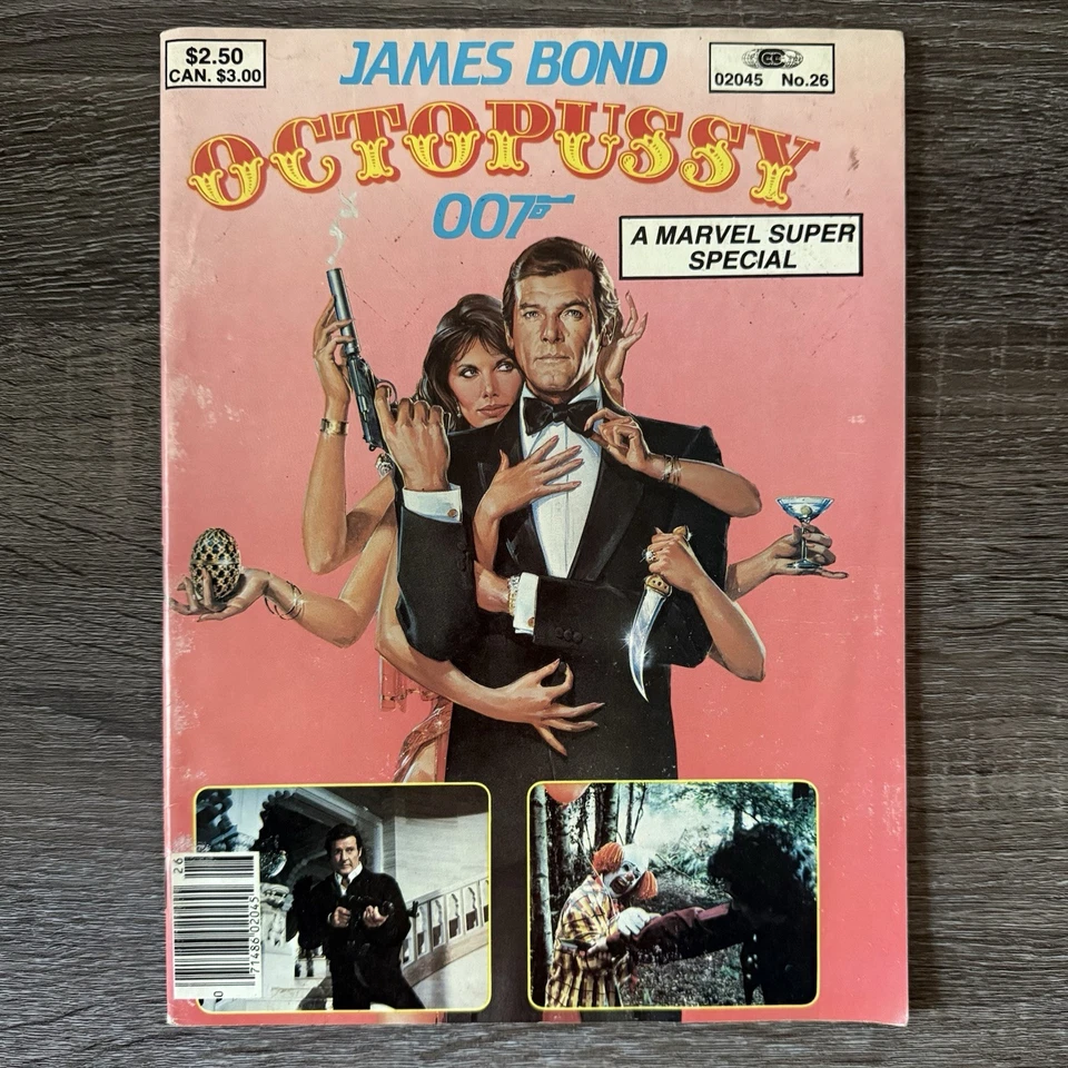 007 James Bond For Your Eyes Only & Octopussy Marvel Comic Magazines - Image 4 of 4