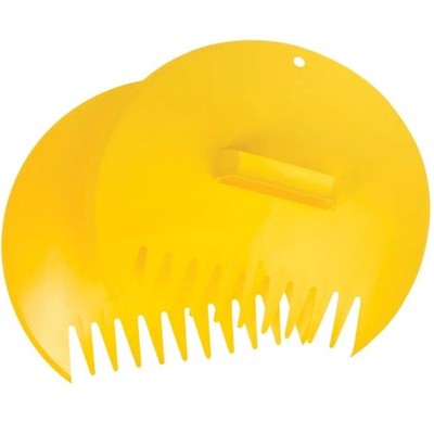 Classic Leaf Scoops - Yellow Collector Leaf Grabbers with Handles for Easy Ya...