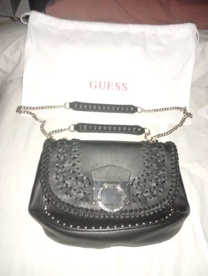 sac a main Guess neuf cuir noir - Photo 1/4