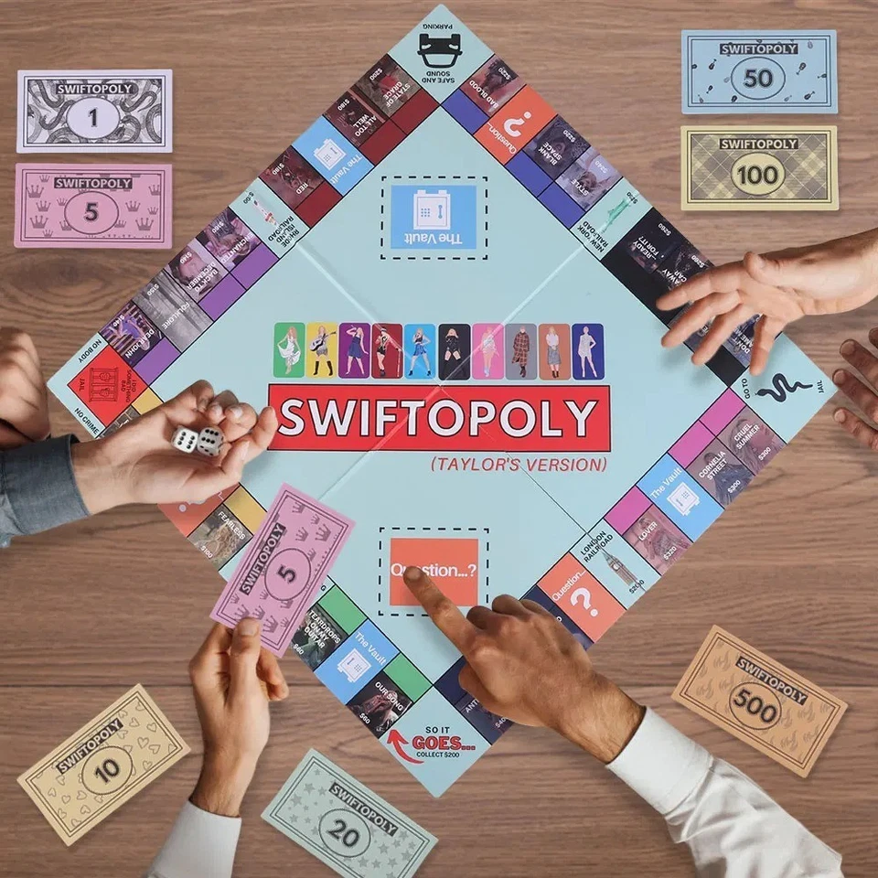 Couple Board Game Inspired by Taylor Swift Monopoly Family Camp Party Card Games - image 3 of 4