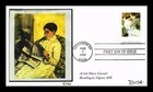 US COVER MARY CASSATT ARTIST FIRST DAY ISSUE HAND COLORED CACHET 5 OF 20