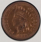 Indian Head Cent. 1882 About Uncirculated. Lot # 9061-360-102