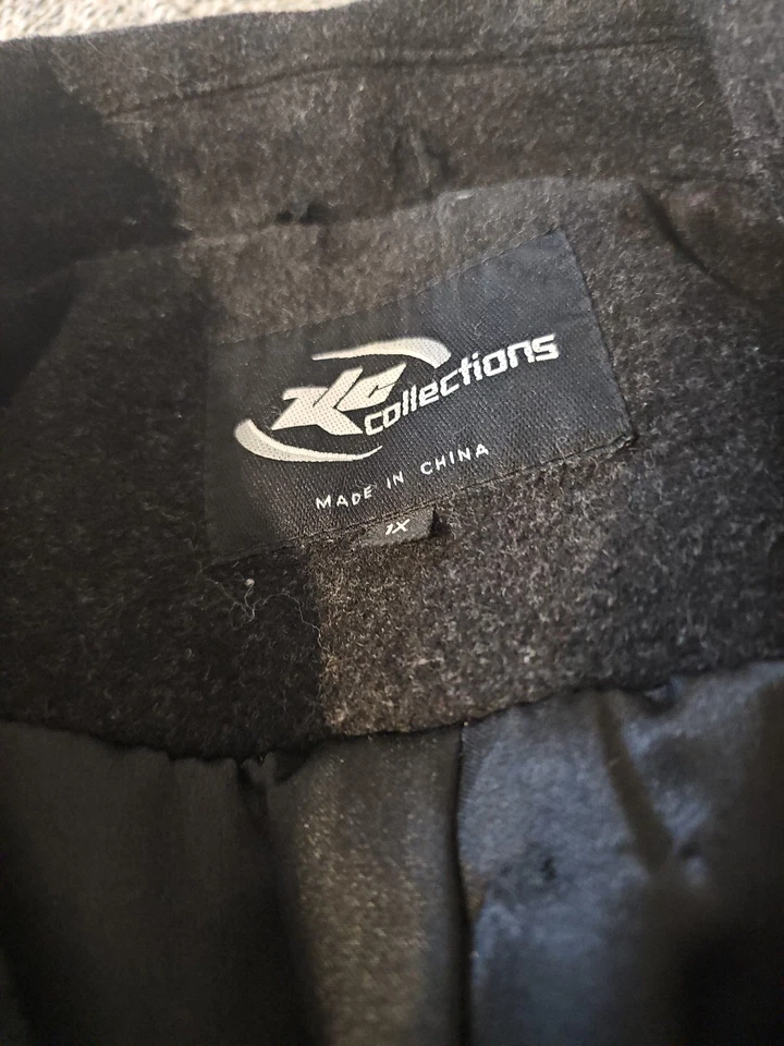 kc collections Women's Wool Coat 1x - Image 4 of 4