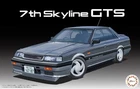 Fujimi HC-14 Nissan 7th Skyline 4-Door HT GTS 1/24 Scale Plastic Model Kit