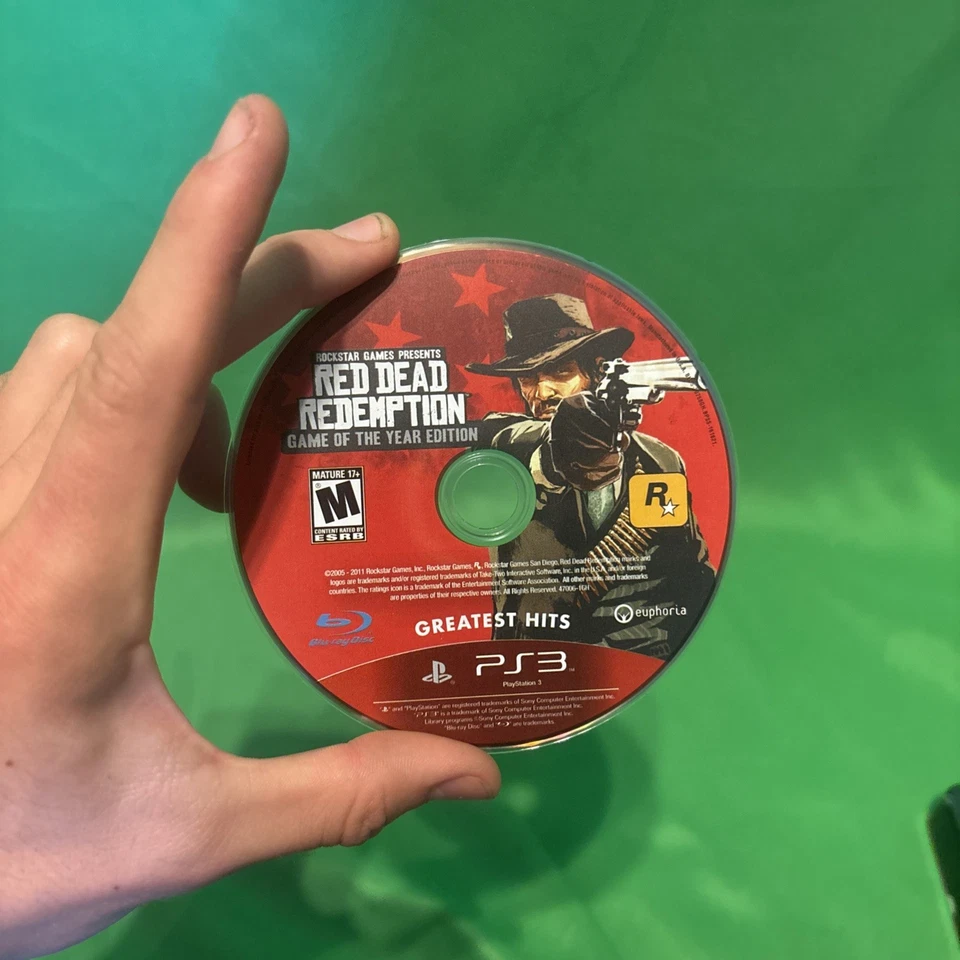 Red Dead Redemption GOTY Edition PS3 Complete Map & Disc Rockstar Hits - Image 2 of 4