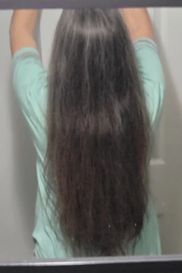 Cabelo virgem longo marrom saudável feminino 16+ polegadas - Imagem 2 de 4