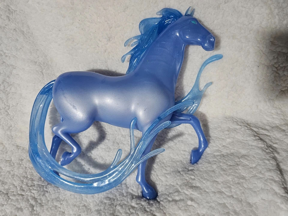 Disney Mattel Frozen 2 The Nokk Water Spirit Caballo Guardián Figura Juguete Azul 10" Foto 2 de 4