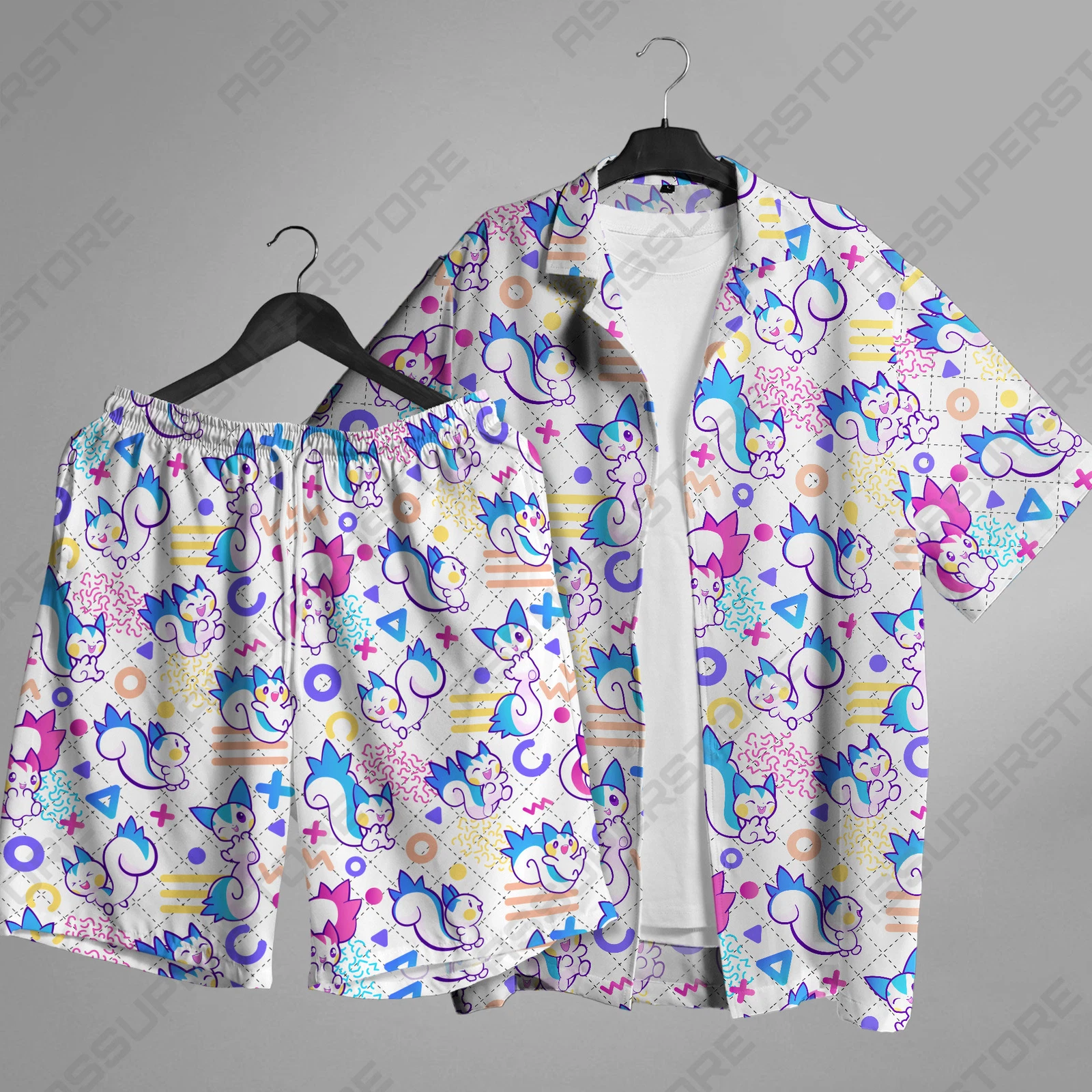 Pachirisu Hawaiian Shirt Pachirisu Shiny Button Up Shirt Gift
Opens in a new window or tab