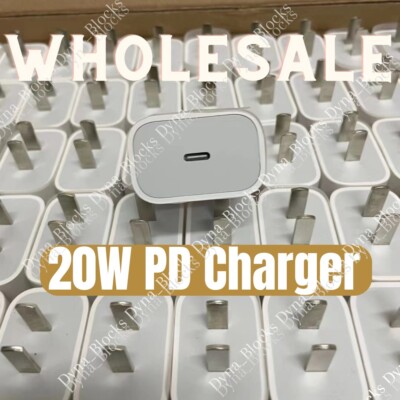 20W USB C Type C PD Fast Charger Adapter For iPhone 13 11 12 14 15 16 17 X Lot