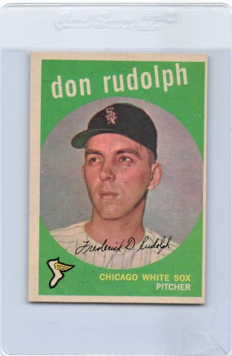 1959 Topps #179 Don Rudolph White Sox EX *7017 | eBay
