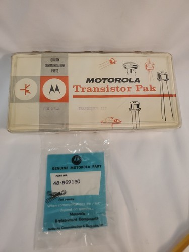 VINTAGE MOTOROLA TRANSISTOR PAK KIT PDK 48-4 W/EXTRA PART #48-869130