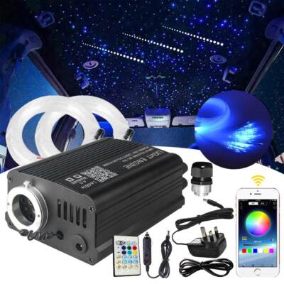600pcs*3m Fiber Optic Starlight Headliner Kit for Car Home with Twinkle Meteor