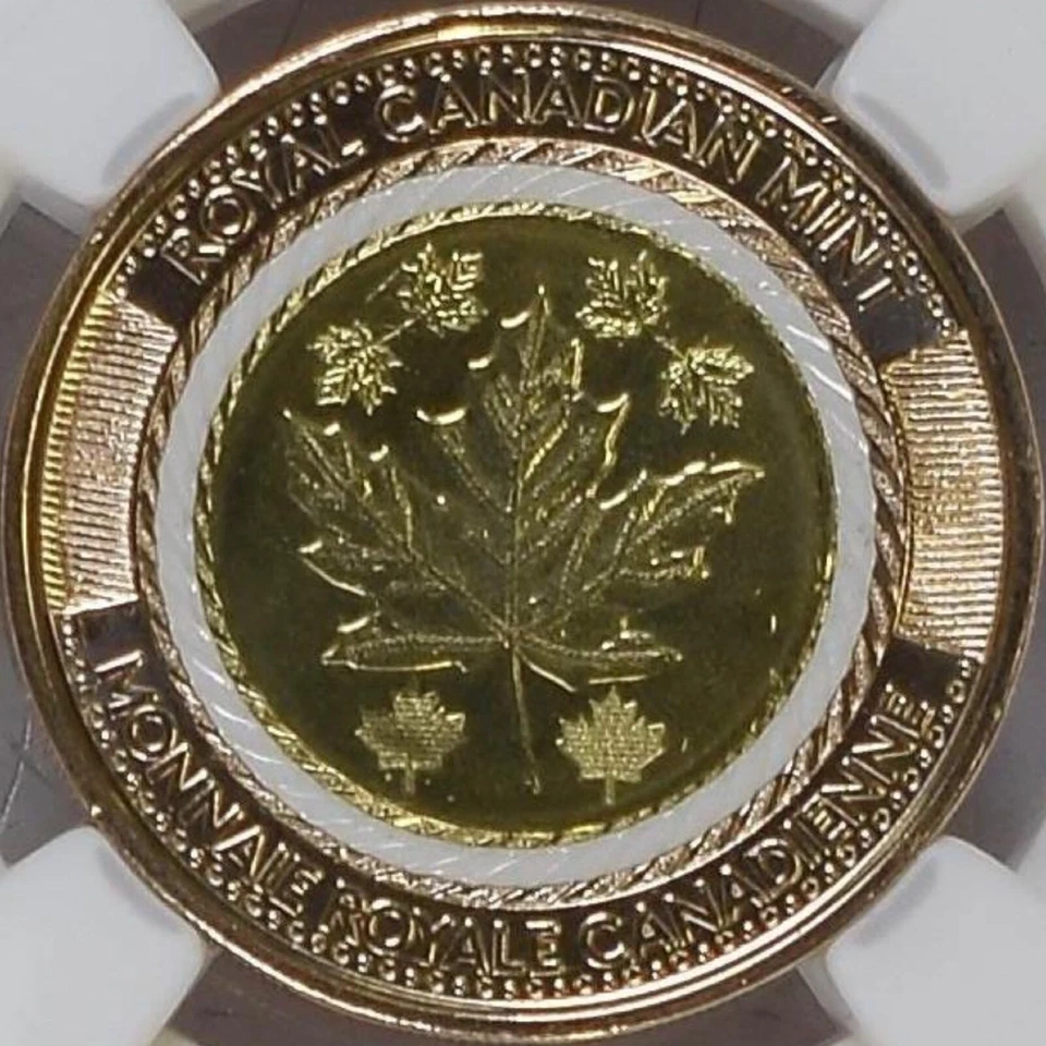 CANADA. 2021, Token, Polymer - NGC MS66 - Security Separator, White Test Ex-Set - Image 3 of 4