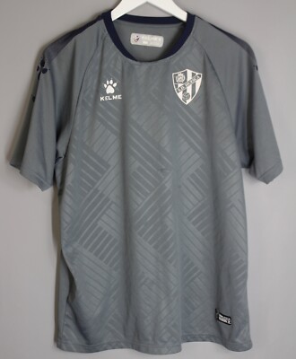 HUESC SPAIM AWAY TRAINING FOOTBALL SHIRT SOCCER JERSEY KELME sz L MEN